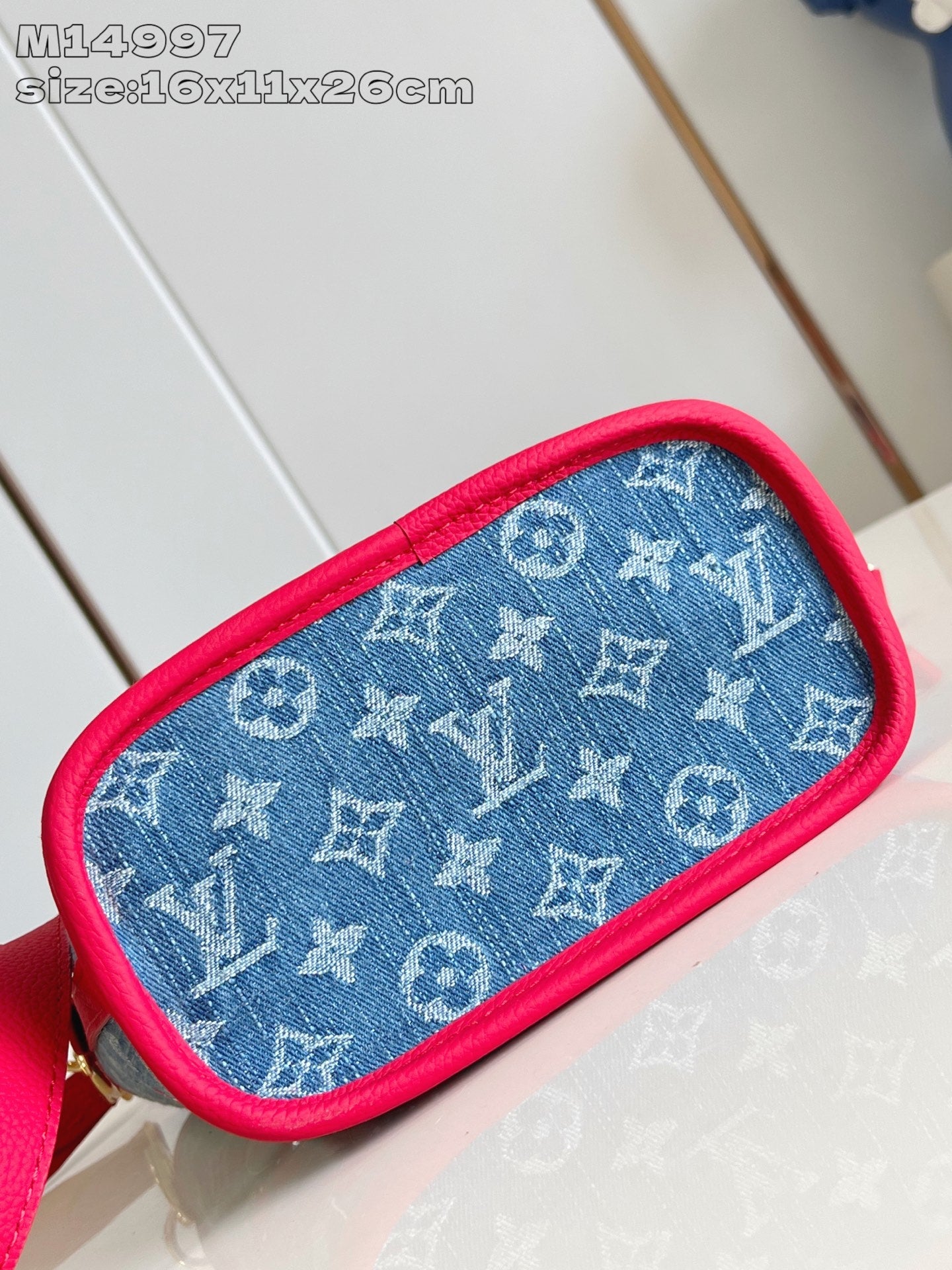 【ルイヴィトン】彩りチェリー刺繍☆ネヴァーフルBB リバーシブル