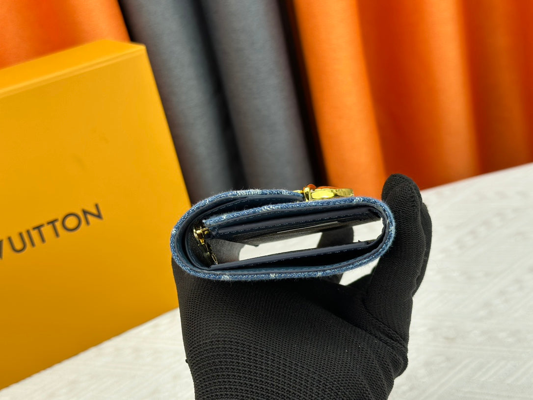 【ルイ・ヴィトン】☆デニム好きにはたまらない☆三つ折り財布 M82959
